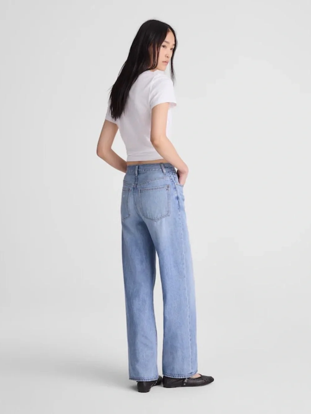 Madewell The Perfect Vintage Wide-Leg Jean Airy Denim Northridge Wash Size 31